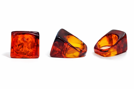 Vintage Amber Resin