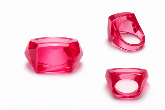 Cherry Bomb Resin Ring